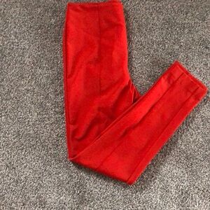 Veronica Beard Red Skinny Pants